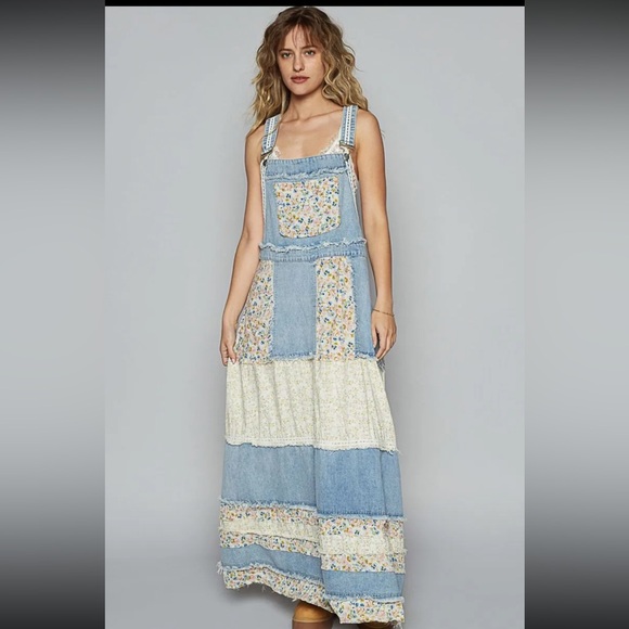 POL Other - Pol Maxi Overall Dress M